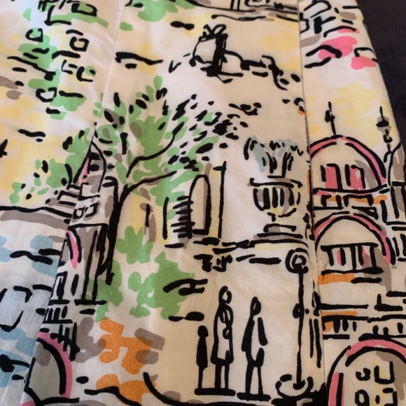 Talbots cityscape flared and pleated  fully lined skirt . Worn a couple of times - Picture 4 of 4